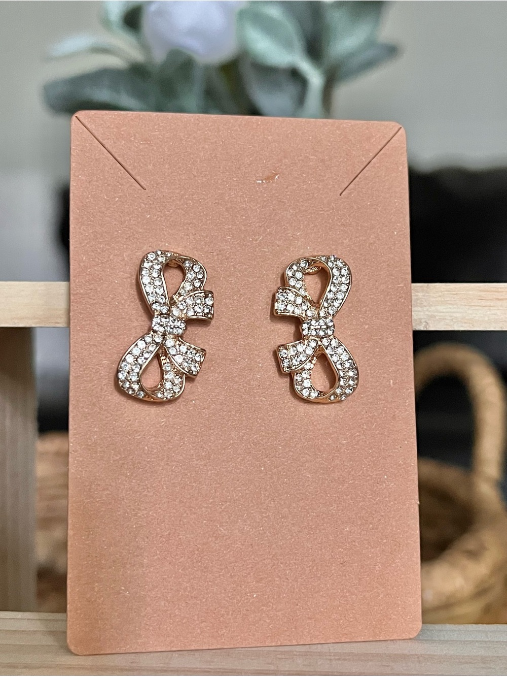 SUGARFIX by BaubleBar Crystal Bow Stud
Earrings🎀